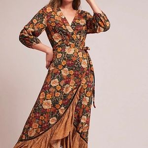 Anthropologie Rio Farm Wrap Dress